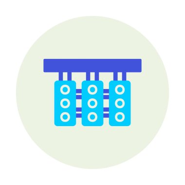 Trafik ışıkları web simgesi, vektör çizim 