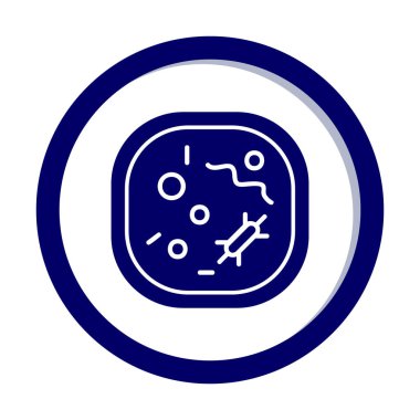 Hücre simgesi, vektör illüstrasyonu