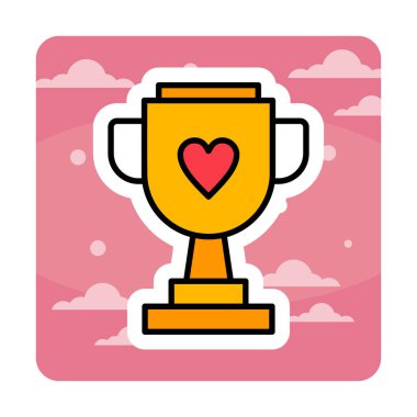 kupa vektör simgesi modern basit tasarım