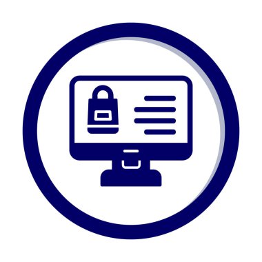 ekran simgesi, vektör illüstrasyonunu izle