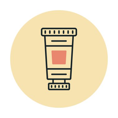 Modern Yağlı Boya simgesinin vektör çizimi                      