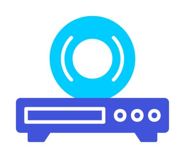 CD çalar simge vektör çizim