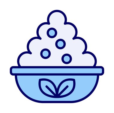 Düz kase mayalı, basit tasarım.