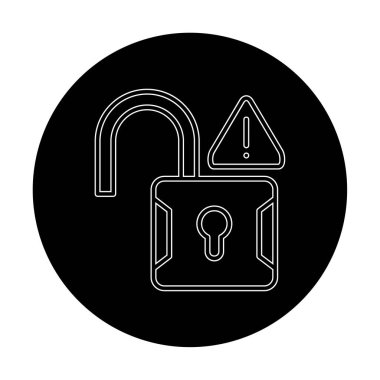 Simge vektör illüstrasyonunu aç  