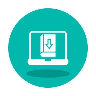 Kitap simgesi, vektör illüstrasyon tasarımı indir 