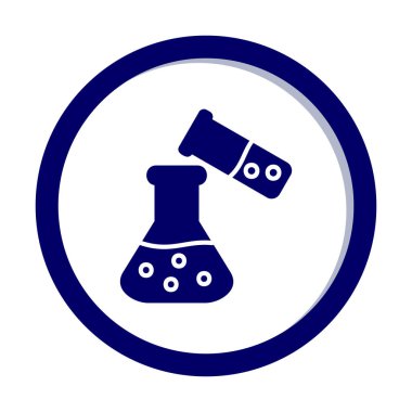 Şişesi web simgesi, vektör çizim  