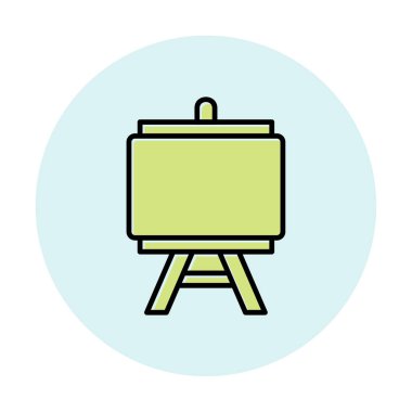 Resim yapmak. Web simgesi basit illüstrasyon