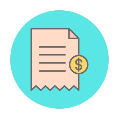 Alışveriş Alımı simgesi vektör illüstrasyonu