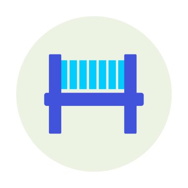 bank simgesi, vektör illüstrasyonu basit tasarım