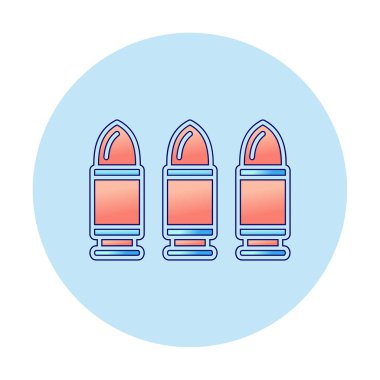 Madde işaretleri web simgesi, vektör çizim