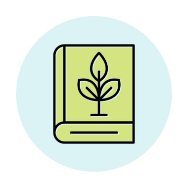 kitap simgesi, vektör illüstrasyonu basit tasarım