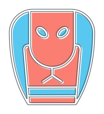 Kobra simgesi vektör illüstrasyon tasarımı