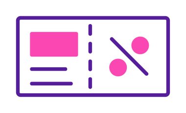 Faturacı Kara Cuma ikon vektör illüstrasyonu  