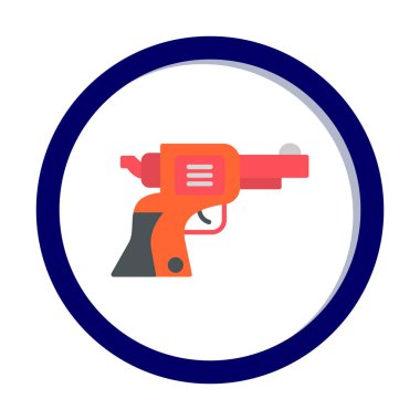 silah simgesi vektör illüstrasyonu