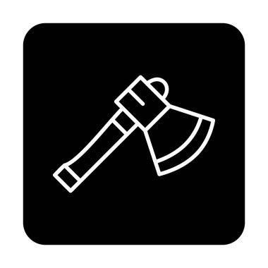 Balta. Web simgesi basit illüstrasyon