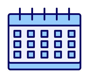 Takvim web simge vektör çizim