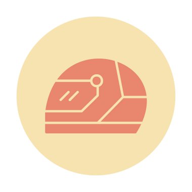 Kask simge vektör çizim yarış                 