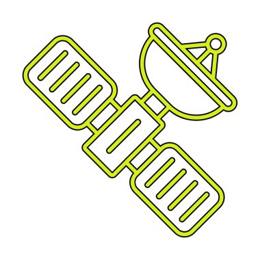 Uydu vektör çizimi, simge ögesi biçimi                     