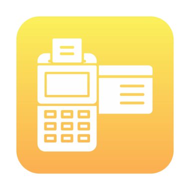 Kredi Kartı Makinesinin vektör çizimi