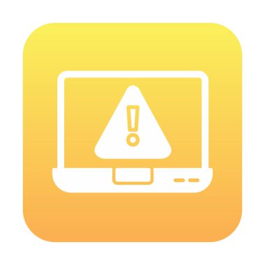 Hata vektör çizimi, Konsept ve grafik tasarım için Adware vektör çizgisi simgesi. 