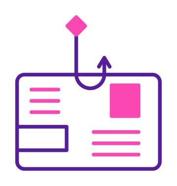 parola phishing simge vektör illüstrasyon tasarımı