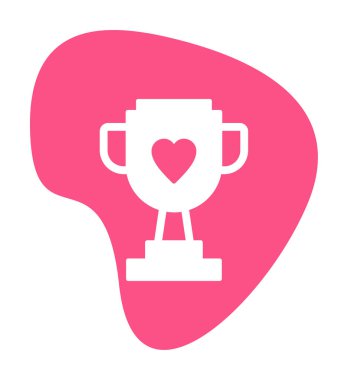 kupa vektör simgesi modern basit tasarım