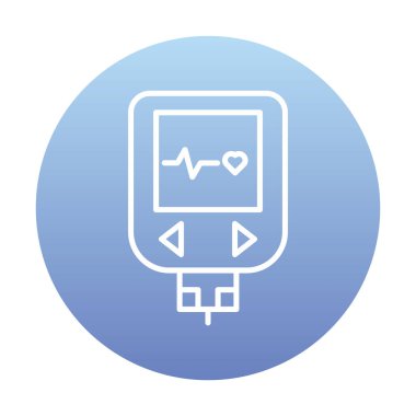 düz basit Glucometer resimleme