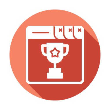 düz kupa kupa vektör illüstrasyonu