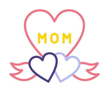 Anneler günü ikonu. Vektör illüstrasyonu. 