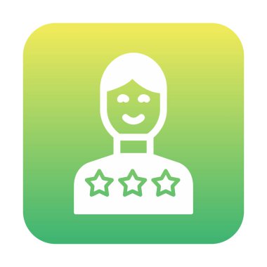 Müşteri memnuniyeti derecelendirme simgesi, vektör illüstrasyonu  