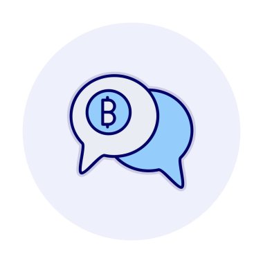 Dolar sembolü vektör çizimi tasarımı ile sohbet et 