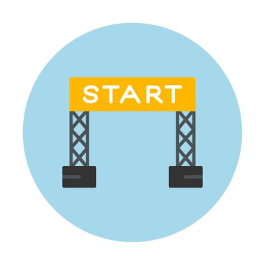 satır simge vektör çizim başlatmak