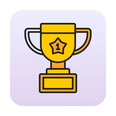 Basit ödül ikonu resimleme tasarımı