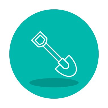 Web simge vektör çizim kürek 