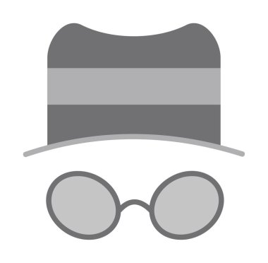 Basit casus yazılım simgesi, vektör illüstrasyonu