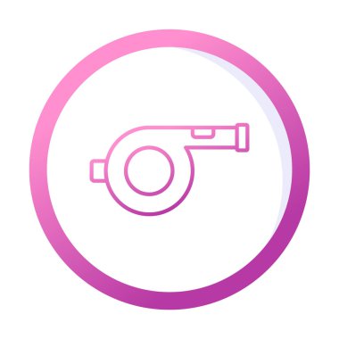 Basit Islık simgesi vektörü, illüstrasyon