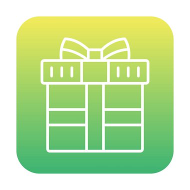 Yay resimli basit bir hediye kutusu