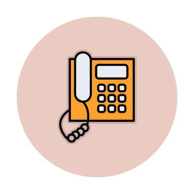 eski telefon vektör çizimi tasarımı