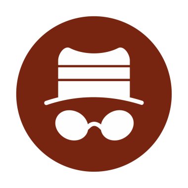 Basit casus yazılım simgesi, vektör illüstrasyonu