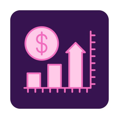 Fiyat Artan Simge Vektör Çizimi Tasarımı
