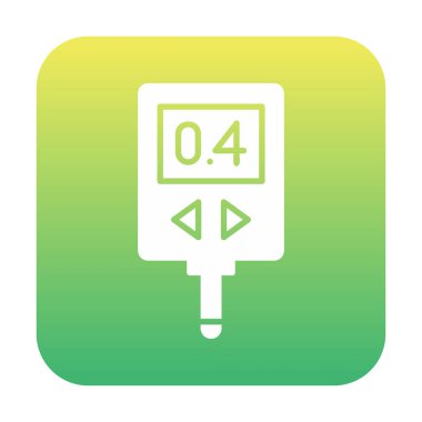 düz basit Glucometer resimleme