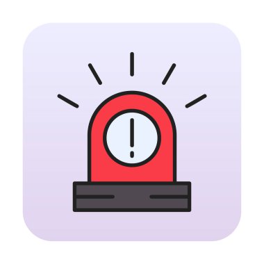 Uyarı simgesi, taslak biçimi, vektör illüstrasyonu