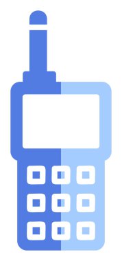 walkie talkie modern ikon vektör çizimi                                