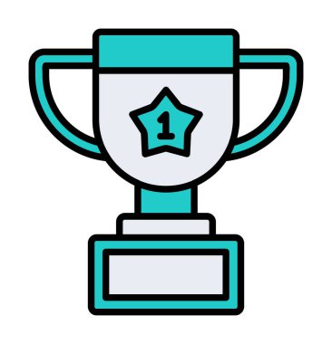 Basit ödül ikonu resimleme tasarımı