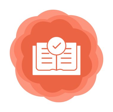 Basit düz Kitap simgesi tasarımı