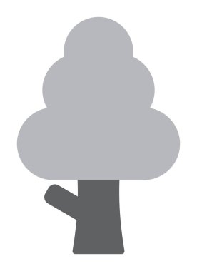 ağaç web simge vektör çizim