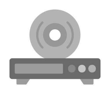 CD çalar simge vektör çizim