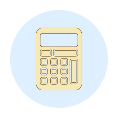 hesap makinesi web simge vektör çizim