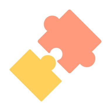 Bulmaca simgesi izole edildi. iş vektörü illüstrasyon tasarım şablonu