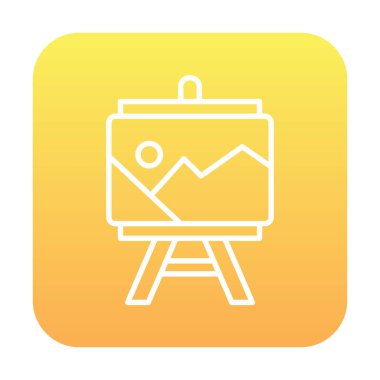 düz basit boyama simgesi, vektör illüstrasyon tasarımı